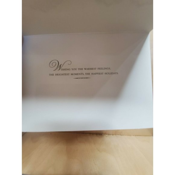 Hallmark Cards Joy Gold Foil Embossed Lettering on Deep Blue, 12 Christmas Cards - Picture 4 of 4